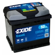 Акумулятор EXIDE EXCELL 50Ah Ев (-/+) (450EN) (д207*ш175*в190) EB500